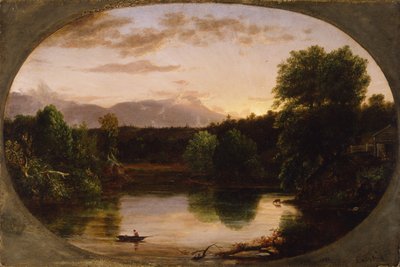 Sunset, View on Catskill Creek, 1833 by Thomas Cole